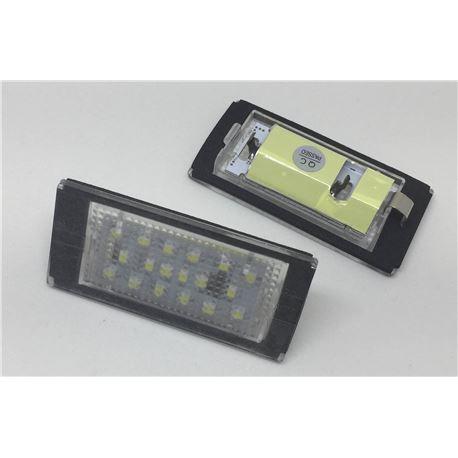 PAREJA DE PLAFONES BMW E46 COUPE LED MATRICULA