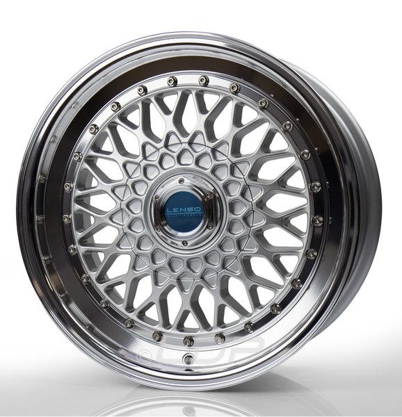 JUEGO DE LLANTAS LENSO LOOK BBS RS 7.5 +8.5 X17