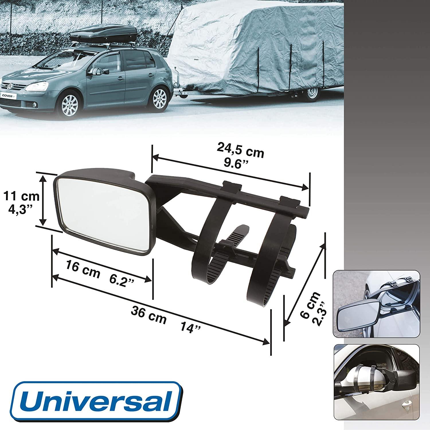 RETROVISOR EXTERIOR AUXILIAR PARA TRANSPORTE CARAVANA