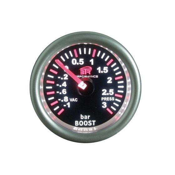 RELOJ MEDICION PRESION DE TURBO BTR NEGRO