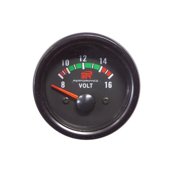 RELOJ VOLTIMETRO BTR NEGRO
