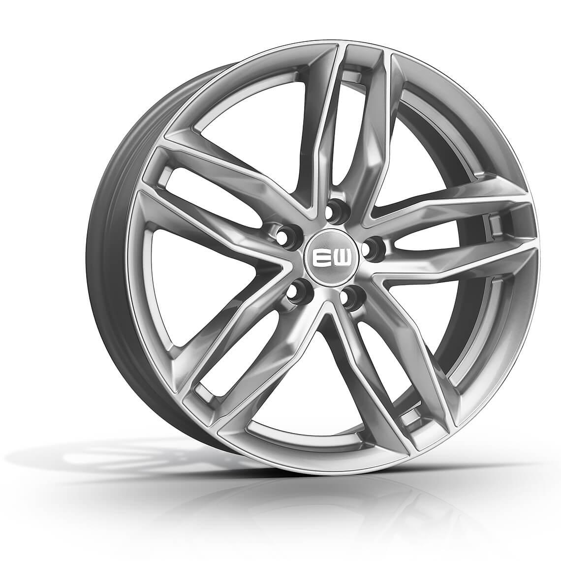 JUEGO DE LLANTAS ELITE WHEELS EW04 8X18 5X100 ET35 ANTRACITA