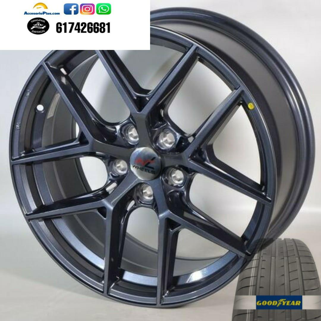 JUEGO DE LLANTAS 8.5 X19 5X112 ET 35 ANTRACITA+ 235/35/19 F1 ASYM 5