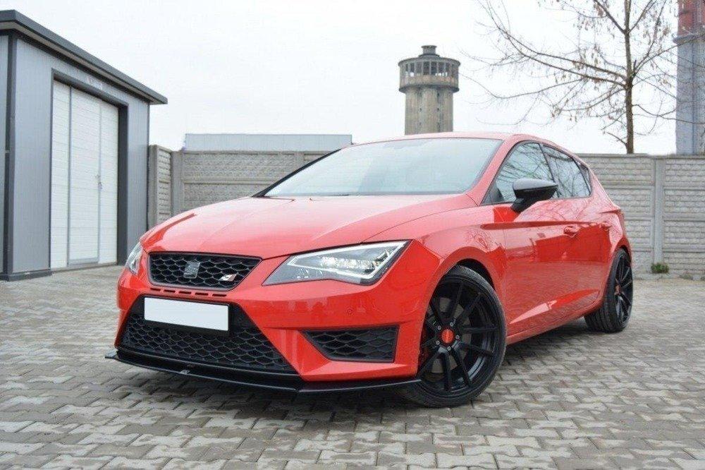 LIP DELANTERO MAXTON NEGRO BRILLO LEON MK3 5F CUPRA+FR en