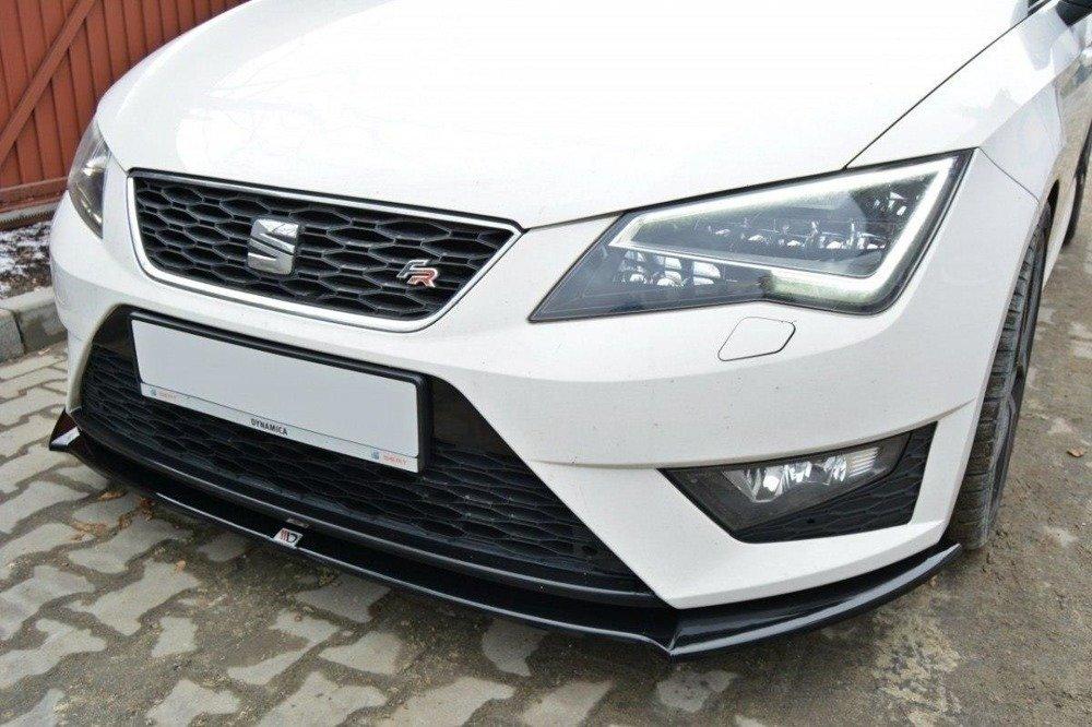 LIP DELANTERO MAXTON NEGRO BRILLO LEON MK3 5F CUPRA+FR