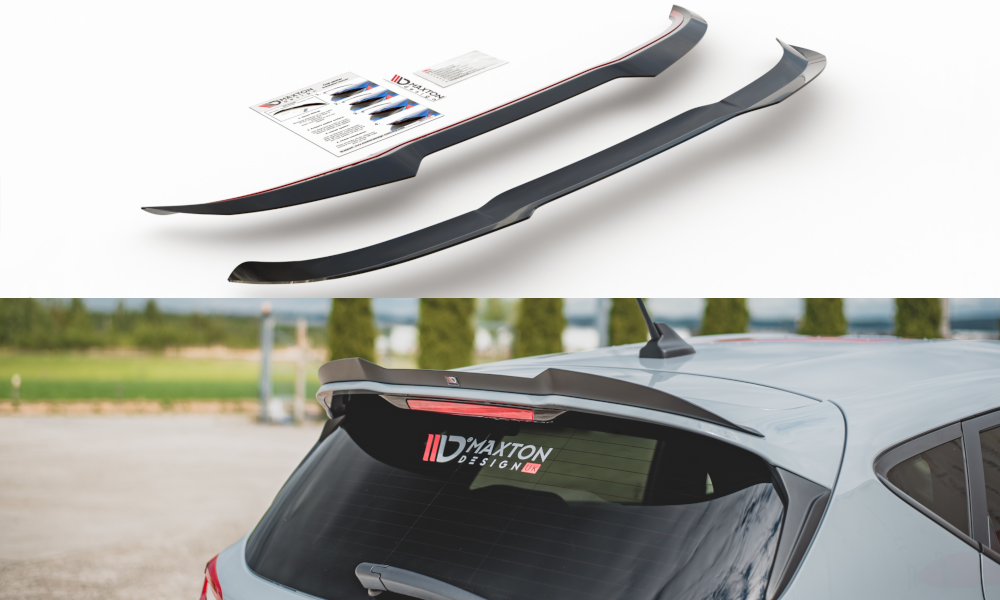 aleron maxton negro brillo adhesivo maxton original  ford fiesta mk8 st line
