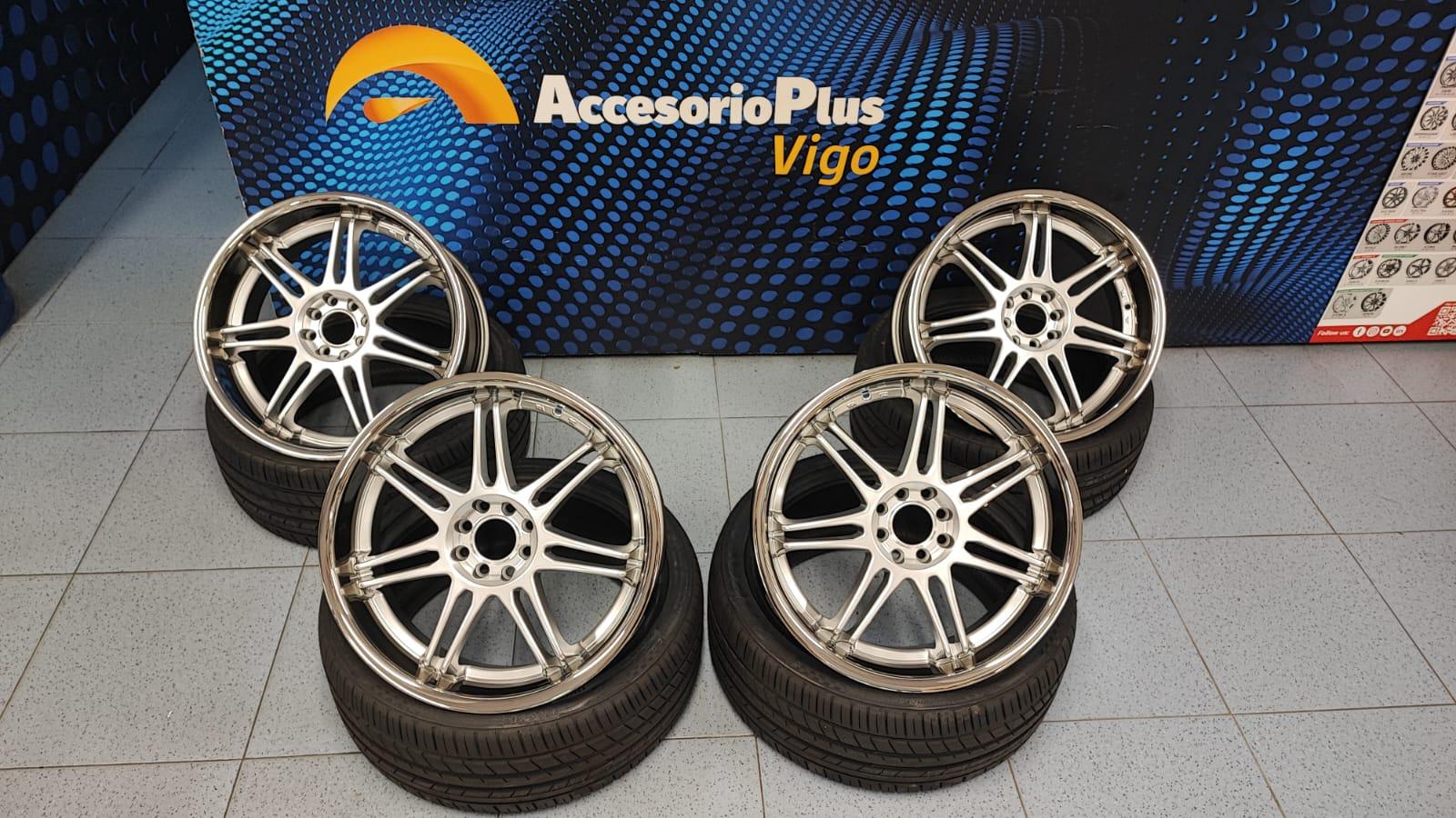 pack llantas 7.5 x18 4x100/108 et 38 sato 7