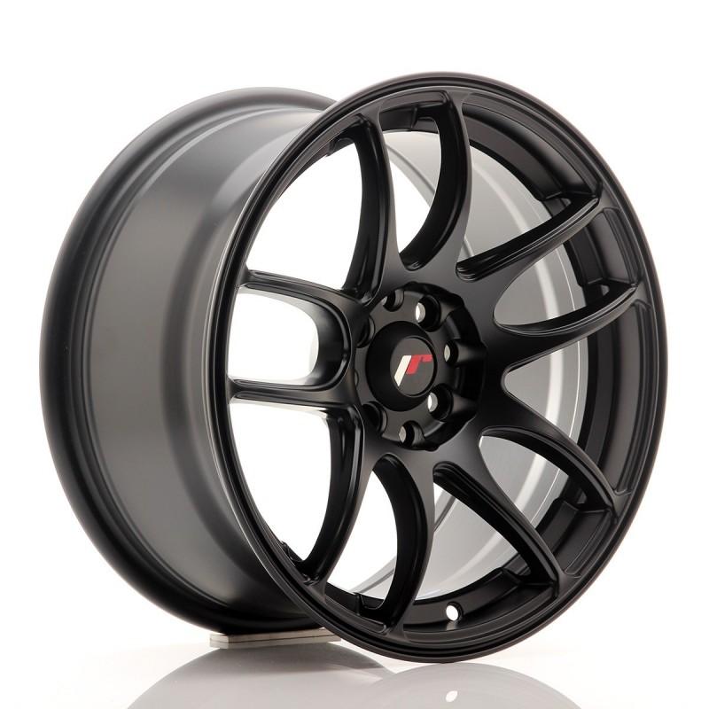 PACK LLANTAS JR29 8X16 4X100 /108 ET28 NEGRO MATE