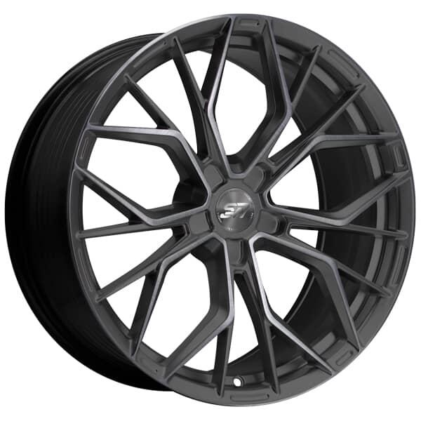 juego de llantas 8x18 sw33 flowforged antracita personalizables en pcd y et