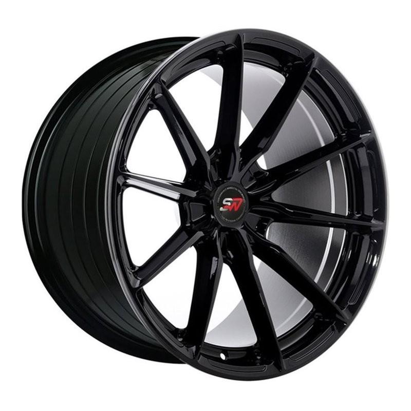 PACK LLANTAS 8X18 5X112 ET40 BLACK  MODELO SW11