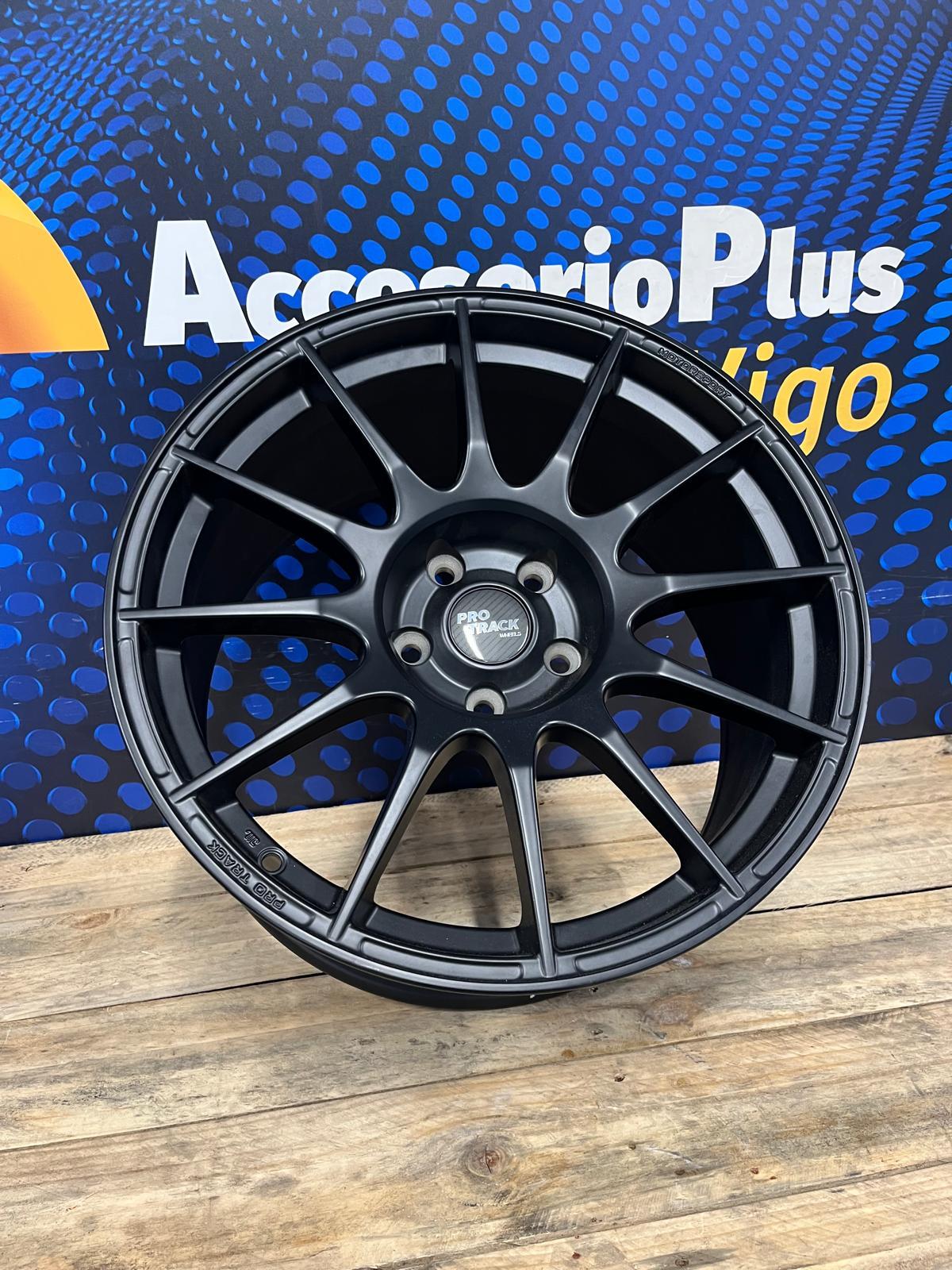 pack 4 llantas 8.5 x19 5x114 et45 black matt protrack one