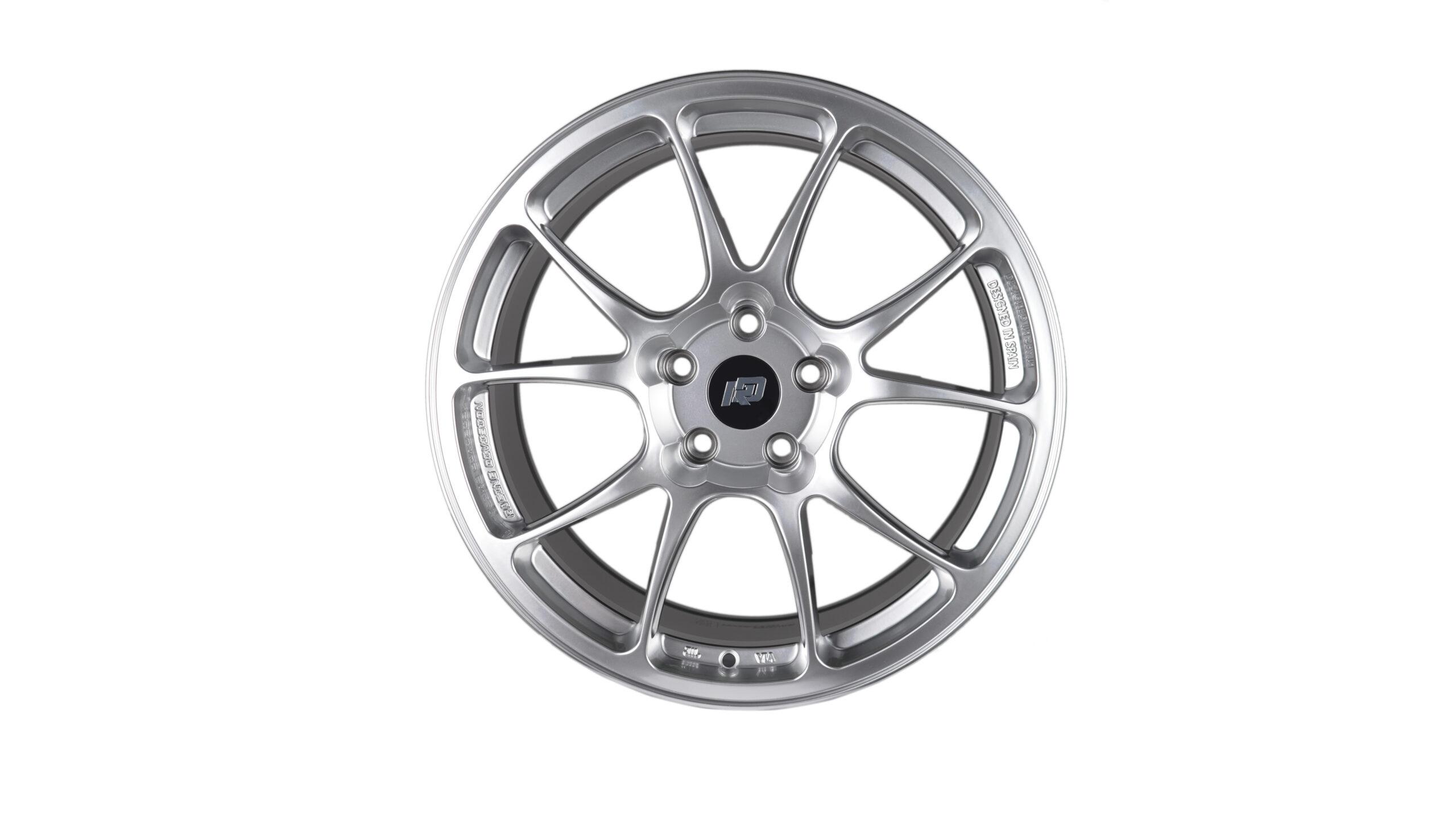 racing division 8.5x 18 5x112 et45 plata  modelo trofeo (pack 4 unid)